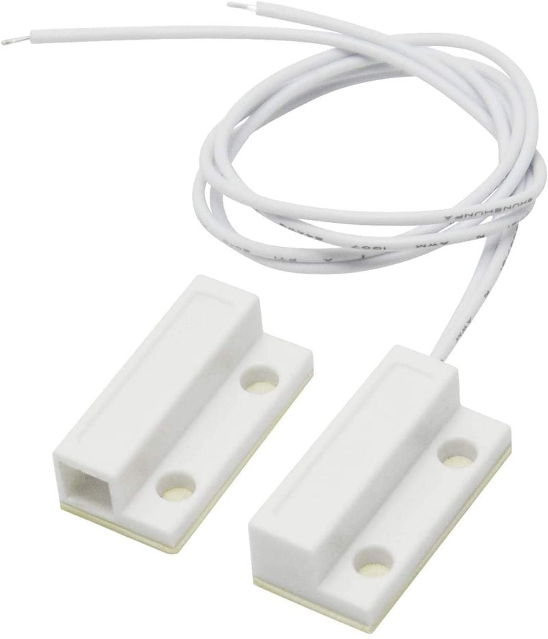 JING Magnetic Reed Switch MC-38 NC Surface Mount Wired Door Window Alarm, Magneti Door Switch, Contact Sensor, for Home Security and Burglar Alarm Magnetic Reed Switch,Sets of 3 - Image 3